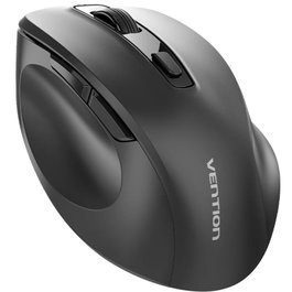 Vention KTHB0-ST Ratón Ergonómico Inalámbrico Silencioso Negro
